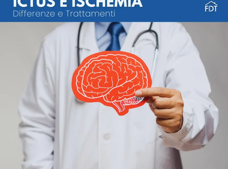 Medico con camice tiene in mano sagoma rossa di un cervello umano