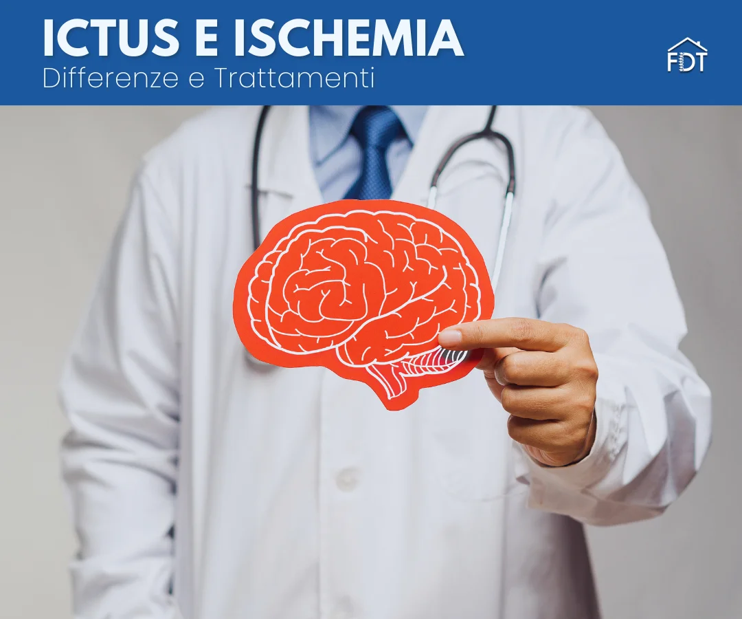 Medico con camice tiene in mano sagoma rossa di un cervello umano