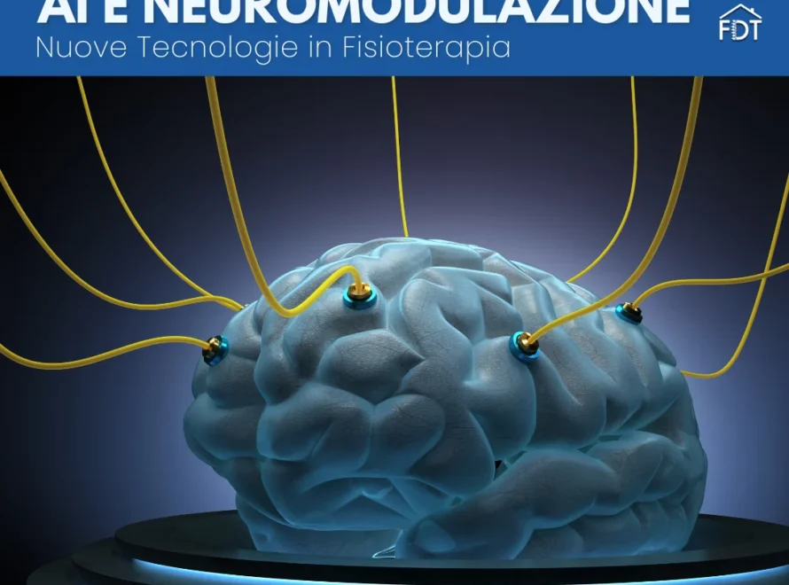Cervello digitale collegato a sensori per neuromodulazione e intelligenza artificiale.